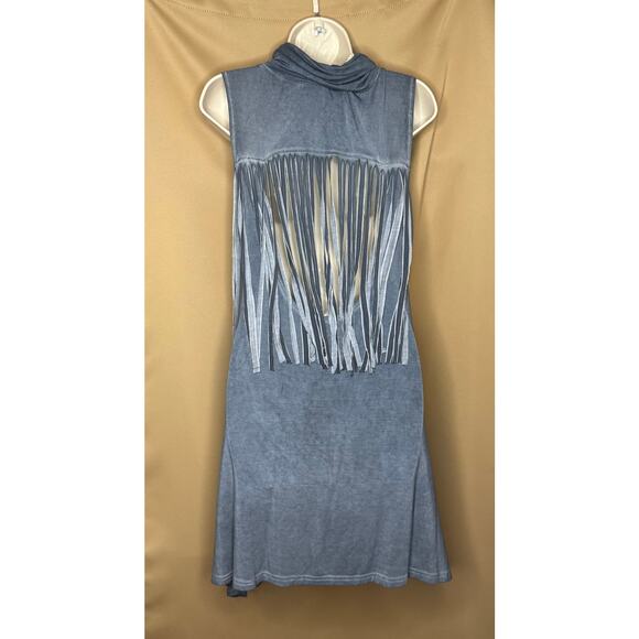 Pol Gray Fringe Top S NWT - Picture 6 of 10